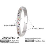 color: Z564-Steel Color Bangle