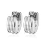 color: Size 1 Round Steel Color Ear Cuff