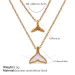 color: XL799WEG Double Layer Necklace
