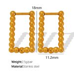 color: EH278 Gold Earrings