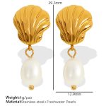 color: EH501 Gold Earrings