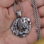 color: Lion Dragon + Steel Chain