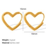color: EH825 Gold Earrings