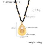 color: P1880-Gold Necklace