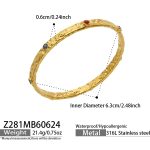 color: Z281-Colorful Zircon Bangle