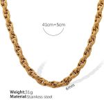 color: XL393G Gold Necklace