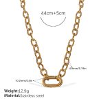 color: XL724G Gold Necklace