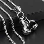 color: Boxing Glove + Stainless Steel Chain