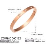 color: Z587-Rose Gold Bangle