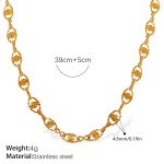 color: XL791G Gold Necklace