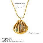 color: XL884CRG Colorful Shell Necklace