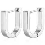 color: Flat Small U Shape Steel Color 1 PC MS-090