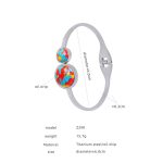 color: Z290-Steel Color Bangle