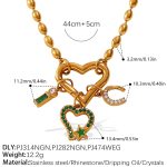color: XL493G1 Gold Necklace
