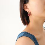 color: F604-Steel Color Earrings