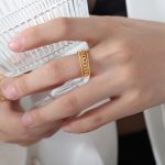 color: A562-Gold Ring / size: US 7