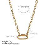 color: XL669G Gold Necklace