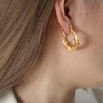 color: F1171-Gold Earrings