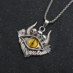 color: Yellow + Stainless Steel Chain