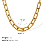 color: XL318 Gold Necklace