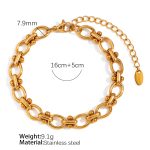 color: SL23 Gold Bracelet