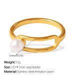 color: JZ183WEG7 White Bead Ring