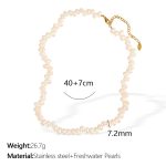 color: XL339WEG Freshwater Pearl Necklace