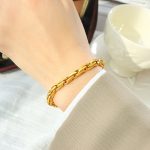 color: E038-Gold Bracelet -15+5cm