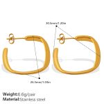 color: EH1344G Gold Earrings