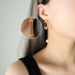 color: F153-Gold Earrings
