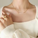 color: P922-Gold Necklace -42+5cm
