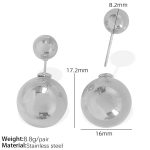color: EH592 Silver Earrings