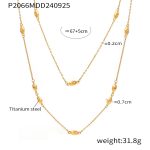 color: P2066-Gold Necklace