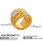 color: A047-Gold Ring / size: US 6