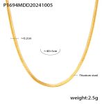 color: P1694-Gold Necklace
