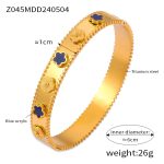color: Z045-Gold-Blue Bangle