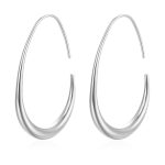 color: Cast Ear Jacket Steel Color Large 29*40mm