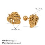 color: EH1381G Piercing Stud Earrings