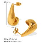 color: EH313G Gold Earrings