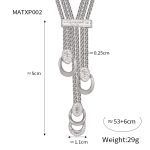 color: MATXP002-Steel Color Necklace