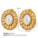 color: EH403 Gold Earrings