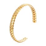 color: Wheat Ear Bangle Gold 1 PC MS-559