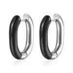 color: 4*23 Oval Two-tone Black 1 Pair