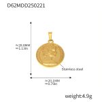 color: D62-Gold Pendant