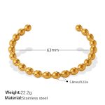 color: SZ341G Gold Bangle
