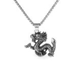 color: Flying Dragon + Stainless Steel Chain