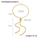 color: TXP088-Gold Necklace