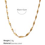 color: XL434G Gold Necklace