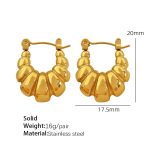color: EH216 Small Gold Solid Earrings