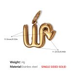 color: PJ431G10 Scorpio Gold Solid Pendant